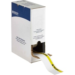 Brady™ All Weather Permanent Adhesive Vinyl Labels with ANSI Header for M6/M7 Printers