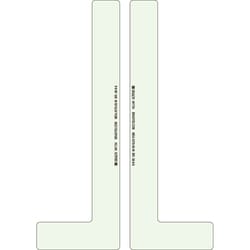 Brady™ BradyGlo™ Marking Tape with L-Shaped Corner Marks - Anti-Skid Laminated Polyester