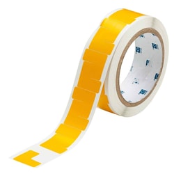 Brady™ Marking Tape L-Shaped Corner Marks - Adhesive Vinyl, Solid Color, Yellow