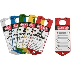 Brady™ Labeled Group Lockout Hasps - Combo Colors