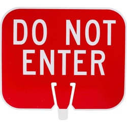 Brady Plastic Sign: DO NOT ENTER 12.75 x 10.5 in. | Buy Online | Brady&trade; | Fisher Scientific
