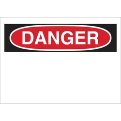 Brady™ Polystyrene Sign: DANGER