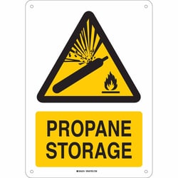 Brady&trade;&nbsp;Aluminum Sign: PROPANE STORAGE