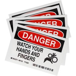 Brady&trade;&nbsp;Chemical, Biohazard &amp; Hazardous Material Labels - Self-Sticking Polyester - 3.5 in H x 5 in W