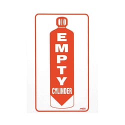 Brady&trade;&nbsp;Magnetic Vinyl Sign: EMPTY CYLINDER