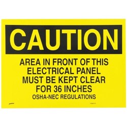 Brady&trade;&nbsp;Vinyl Warning Sign: FLAMMABLE LIQUIDS