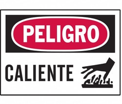Brady™ Machine & Equipment Labels - Self-Sticking Polyester, Spanish