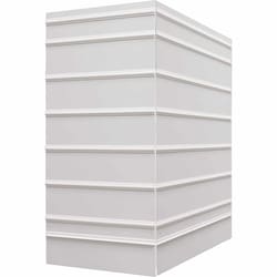Brady&trade;&nbsp;Sign Sliders Sign Board, 3-Side Free Stand, Plastic, 50H x 24W in.