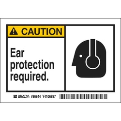 Brady Personal Protection (PPE) Labels - Self-Sticking Polyester 3.5 x 5 in. | Buy Online | Brady&trade; | Fisher Scientific