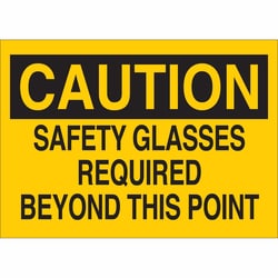 Brady&trade;&nbsp;Eye Protection Signs