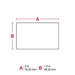 Brady Metalized Polyester Labels for M6/M7 Printers 3 x 1.9 in. | Buy Online | Brady&trade; | Fisher Scientific