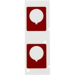 Brady Raised Panel Push Button Labels for M6/M7 Printers 1.5 x 1.2 in. | Buy Online | Brady&trade; | Fisher Scientific