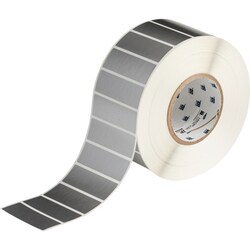 Brady Glossy Weather Resistant Polyester Labels Height: 2.54cm; Width: