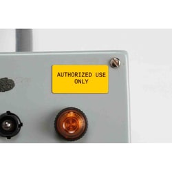 Brady Raised Yellow Panel Labels for M6/M7 Printers 2 x 1 in. | Buy Online | Brady&trade; | Fisher Scientific