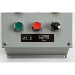 Brady Raised Black Panel Labels for M6/M7 Printers 4 x 1 in. | Buy Online | Brady&trade; | Fisher Scientific