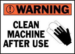 Brady Machine Equipment Labels - Self-Sticking Polyester:Facility Safety