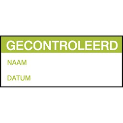 Brady Vinyl Cloth Label Green on White | Buy Online | Brady&trade; | Fisher Scientific