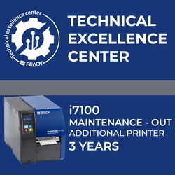 Brady Servicevertrag i7100 Maintenance Out zusätzlicher Drucker 3 Jahre 3 Jahre | Buy Online | Brady&trade; | Fisher Scientific