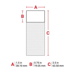 Brady&trade;&nbsp;BMP51/53 Labelmaker Labels, Rectangle