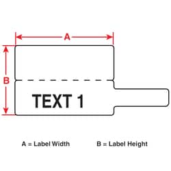 Brady Polypropylene Printer Labels cada uno | Buy Online | Brady&trade; | Fisher Scientific