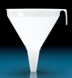 BrandTech Polypropylene Funnels Dia.: 350mm; Length: 440mm; Stem dia.: