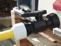 Buerkle IBC Discharge Valve with Hose Screw Connection Polypropylene (Fiber Glass Reinforced) | Buy Online | Buerkle&trade; | Fisher Scientific