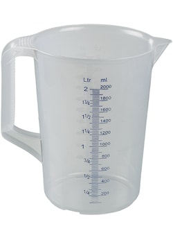 Buerkle™ Industrial Measuring Jug with Closed Handle