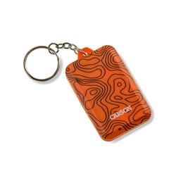Carson Optical COB LED Lighted Keychain Flashlight with Keyring and 3 Lighting