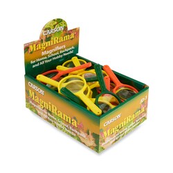 Carson MagniRama 3x Power 50 mm Assorted Color Glass Magnifying Glasses