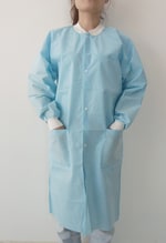 Cenmed PMD Prosafe Disposable Premium Economy Lab Coats, Blue X