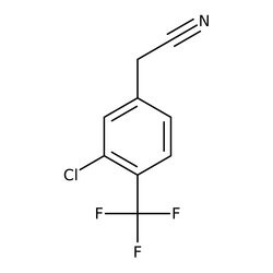 3-Chloro-4-(trifluoromethyl)phenylacetonitrile, 97%, Thermo Scientific 250 mg | Buy Online | Thermo Scientific Alfa Aesar | Fisher Scientific