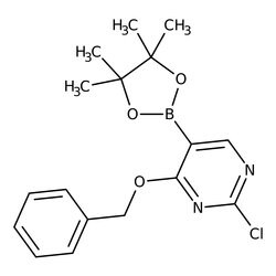 4-Benzyloxy-2-chloropyrimidine-5-boronic acid pinacol ester, 95%, Thermo Scientific 250 mg | Buy Online | Thermo Scientific Alfa Aesar | Fisher Scientific
