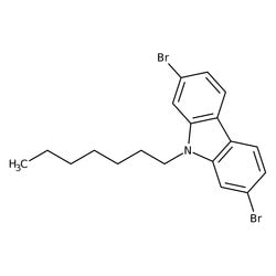 2,7-Dibromo-9-heptyl-9H-carbazole 98.0+%, TCI America&trade;