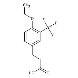 3-[4-Ethoxy-3-(trifluoromethyl)phenyl]propionic acid, 97%, Thermo Scientific 250 mg | Buy Online | Thermo Scientific Alfa Aesar | Fisher Scientific