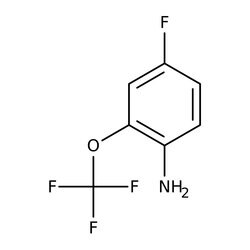 4-Fluoro-2-(trifluoromethoxy)aniline, 97%, Thermo Scientific 250 mg | Buy Online | Thermo Scientific Alfa Aesar | Fisher Scientific