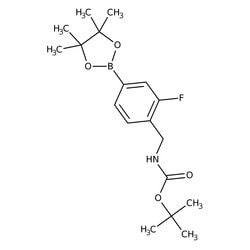 4-(Boc-aminomethyl)-3-fluorobenzeneboronic acid pinacol ester, 96%, Thermo Scientific Chemicals