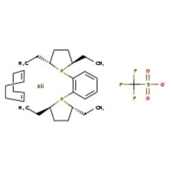 (-)-1,2-Bis[(2R,5R)-2,5-diethylphospholano]benzene(1,5-cyclooctadiene)rhodium(I) trifluoromethanesulfonate, 97%