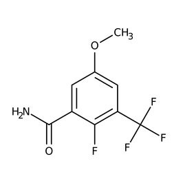 2-Fluoro-5-methoxy-3-(trifluoromethyl)benzamide, 97%, Thermo Scientific 5 g | Buy Online | Thermo Scientific Alfa Aesar | Fisher Scientific