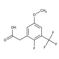2-Fluoro-5-methoxy-3-(trifluoromethyl)phenylacetic acid, 97%, Thermo Scientific 250 mg | Buy Online | Thermo Scientific Alfa Aesar | Fisher Scientific