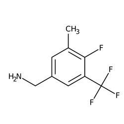 4-Fluoro-3-methyl-5-(trifluoromethyl)benzylamine, 97%, Thermo Scientific 1 g | Buy Online | Thermo Scientific Alfa Aesar | Fisher Scientific