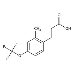 3-[2-Methyl-4-(trifluoromethoxy)phenyl]propionic acid, 97%, Thermo Scientific 1 g | Buy Online | Thermo Scientific Alfa Aesar | Fisher Scientific
