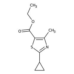 2-Ciclopropilo-4-metiltiazol-5-carboxilato de etilo, 97 %, Thermo Scientific 2 g | Buy Online | Thermo Scientific Alfa Aesar | Fisher Scientific