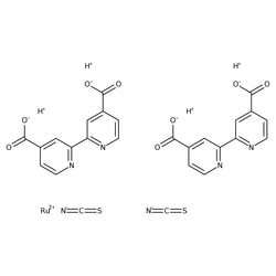Bis(isothiocyanato)bis(2,2'-bipyridyl-4,4'-dicarboxylato)ruthenium(II) 85.0+%, TCI America™