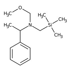 Alfa Aesar™ (S)-(-)-N-Methoxymethyl-N(Trimethylsilyl)methyl-1-Phenylethylamin, techn. 85 %
