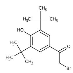 2-Bromo-3',5'-di-tert-butyl-4'-hydroxyacetophenone, 97%, Thermo Scientific 1 g | Buy Online | Thermo Scientific Alfa Aesar | Fisher Scientific