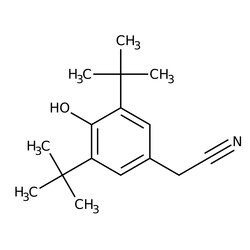 3,5-Di-tert-butyl-4-hydroxyphenylacetonitrile, 98%, Thermo Scientific 5 g | Buy Online | Thermo Scientific Alfa Aesar | Fisher Scientific