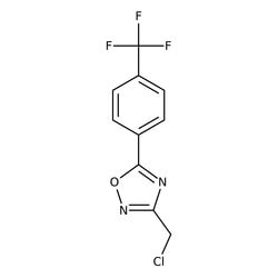 3-(Chloromethyl)-5-[4-(trifluoromethyl)phenyl]-1,2,4-oxadiazole, Tech., Thermo Scientific 1 g | Buy Online | Thermo Scientific Maybridge | Fisher Scientific