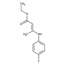 Ethyl 3-(4-fluoroanilino)crotonate, 97%, Thermo Scientific 5 g | Buy Online | Thermo Scientific Alfa Aesar | Fisher Scientific