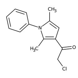 2-chloro-1-(2,5-dimethyl-1-phenyl-1H-pyrrol-3-yl)-1-ethanone, 97%, Thermo Scientific 1 g | Buy Online | Thermo Scientific Chemicals | Fisher Scientific