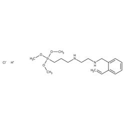 N-[2-(N-Vinylbenzylamino)ethyl]-3-aminopropyltrimethoxysilane Hydrochloride (30-40% in Methanol), TCI America&trade;